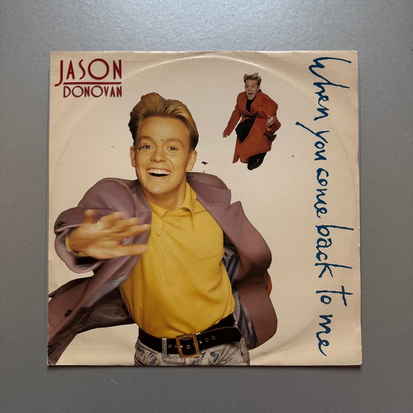 Jason Donovan When You Come Back to Me UK 12" single