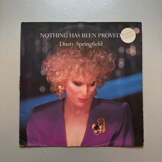Dusty Springfield Nothing Has Been Proved UK 12" single
