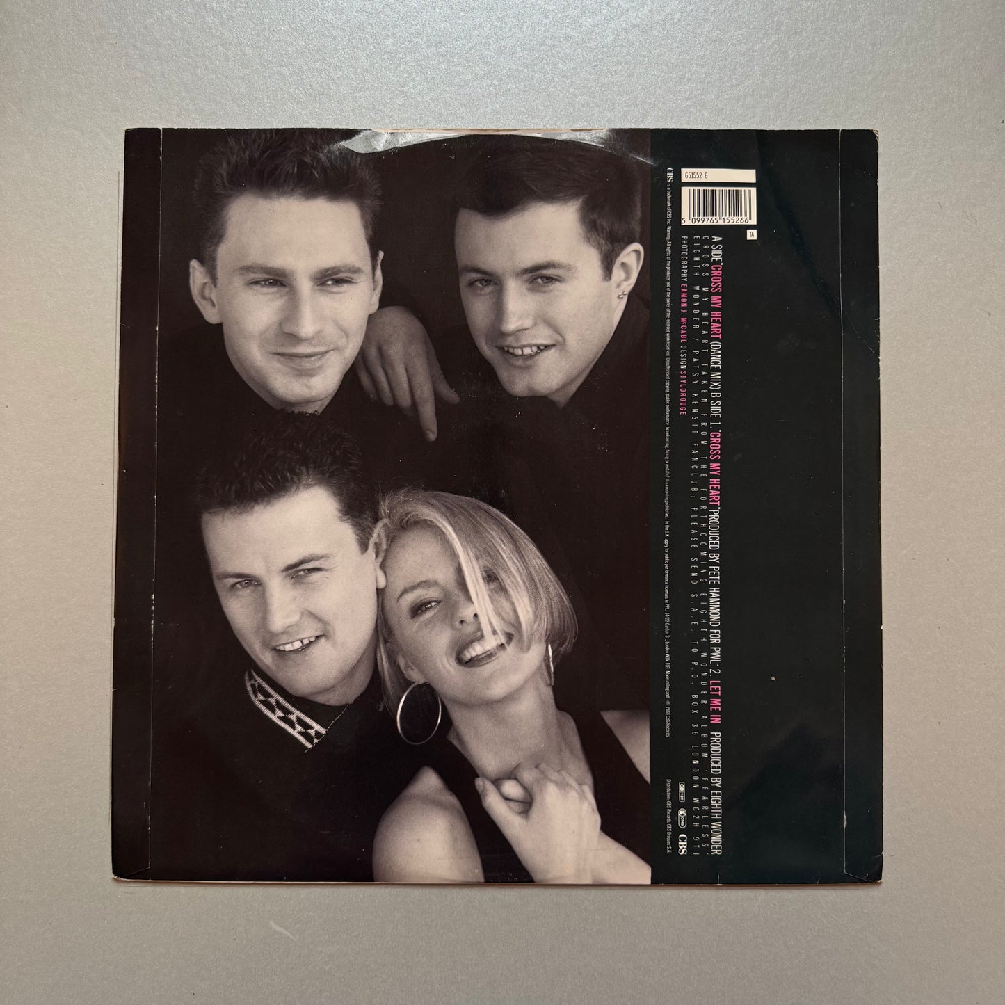 Eighth Wonder Cross My Heart (Dance Mix) UK 12" single