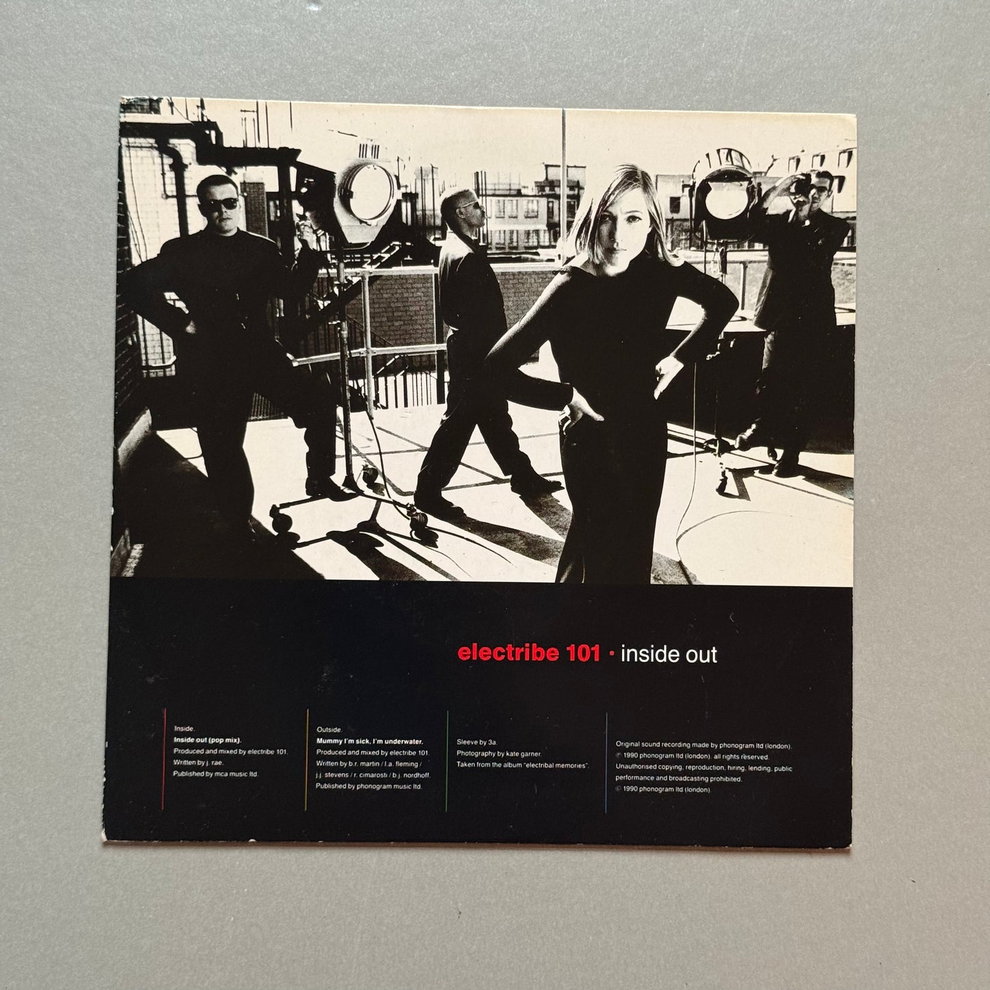 Electribe 101 Inside Out UK 7” single