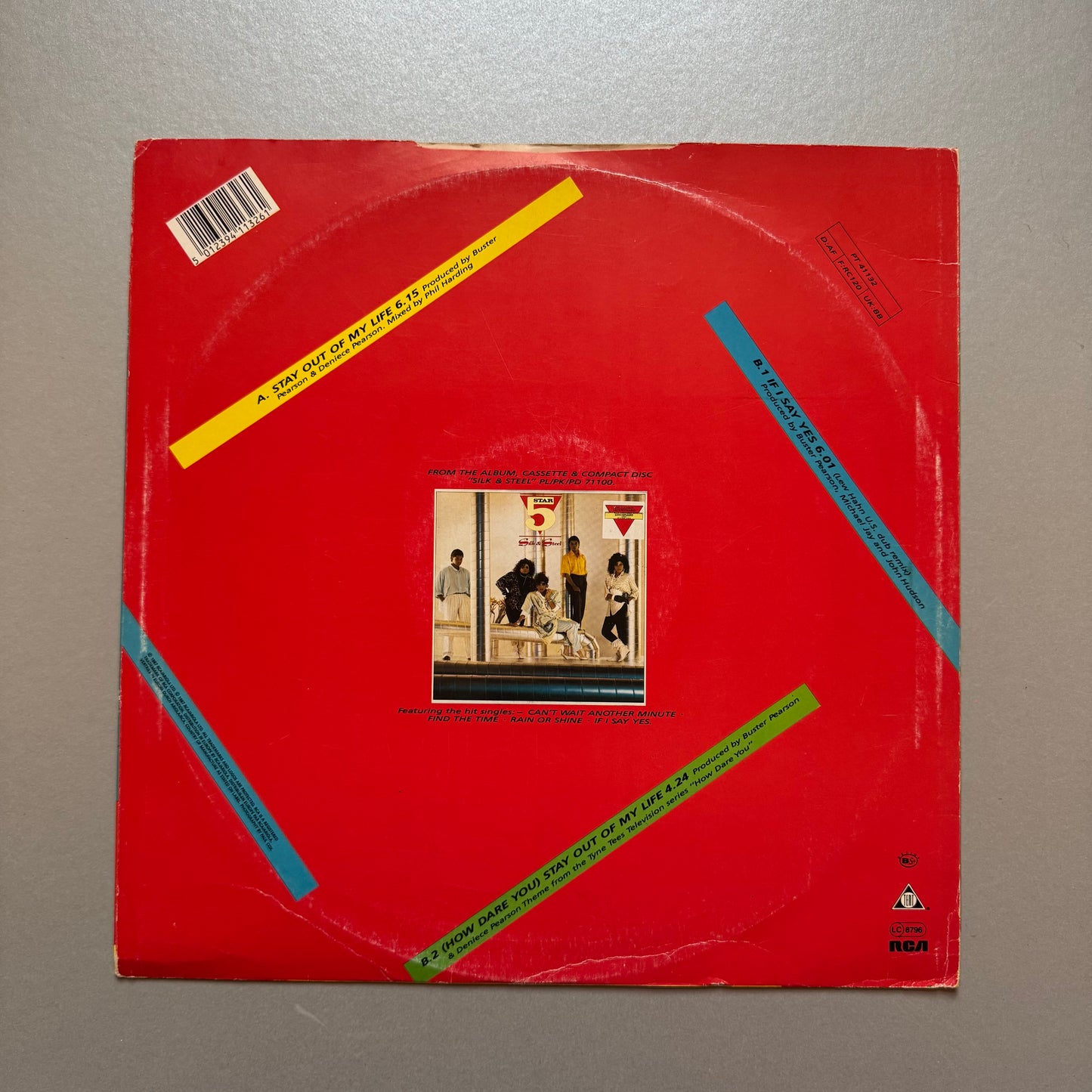 Five Star Stay Out of My Life UK 12" single