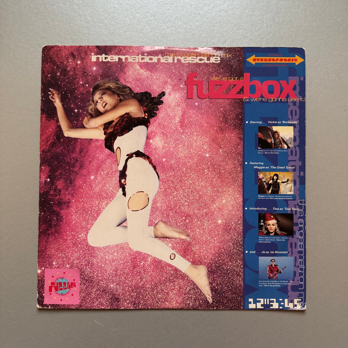 Fuzzbox Walking on Thin Ice UK 12" single