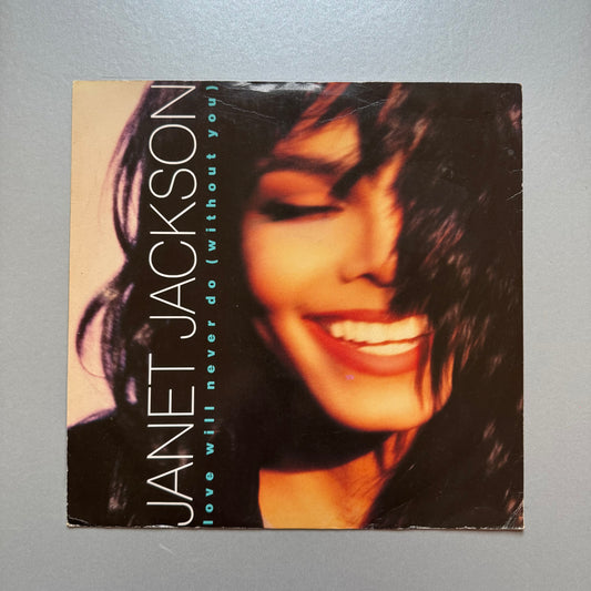 Janet Jackson Love Will Never Do (Without You) UK 12" single