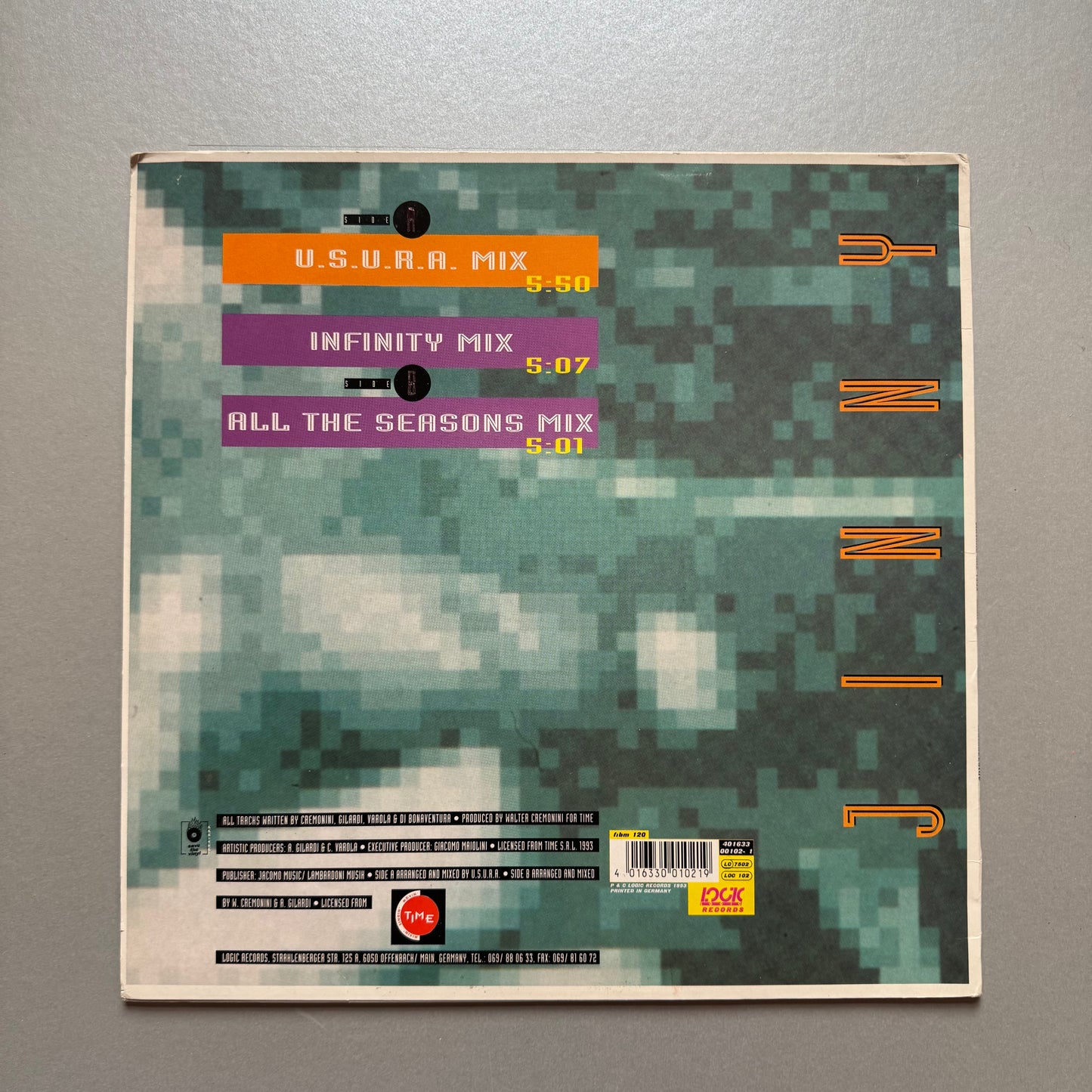 Jinny Feel the Rhythm UK 12" single