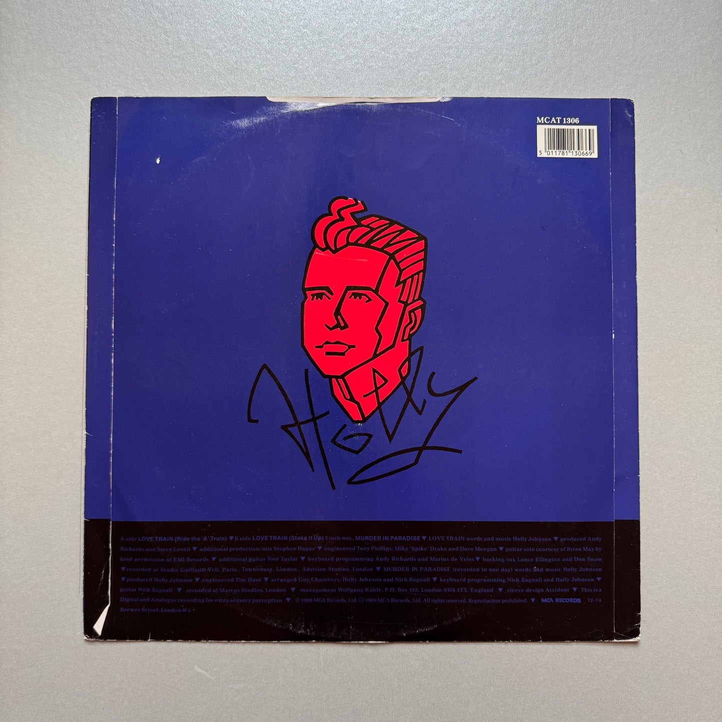 Holly Johnson Love Train UK 12" single