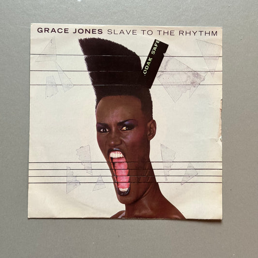 Grace Jones Slave to the Rhythm UK 7” single