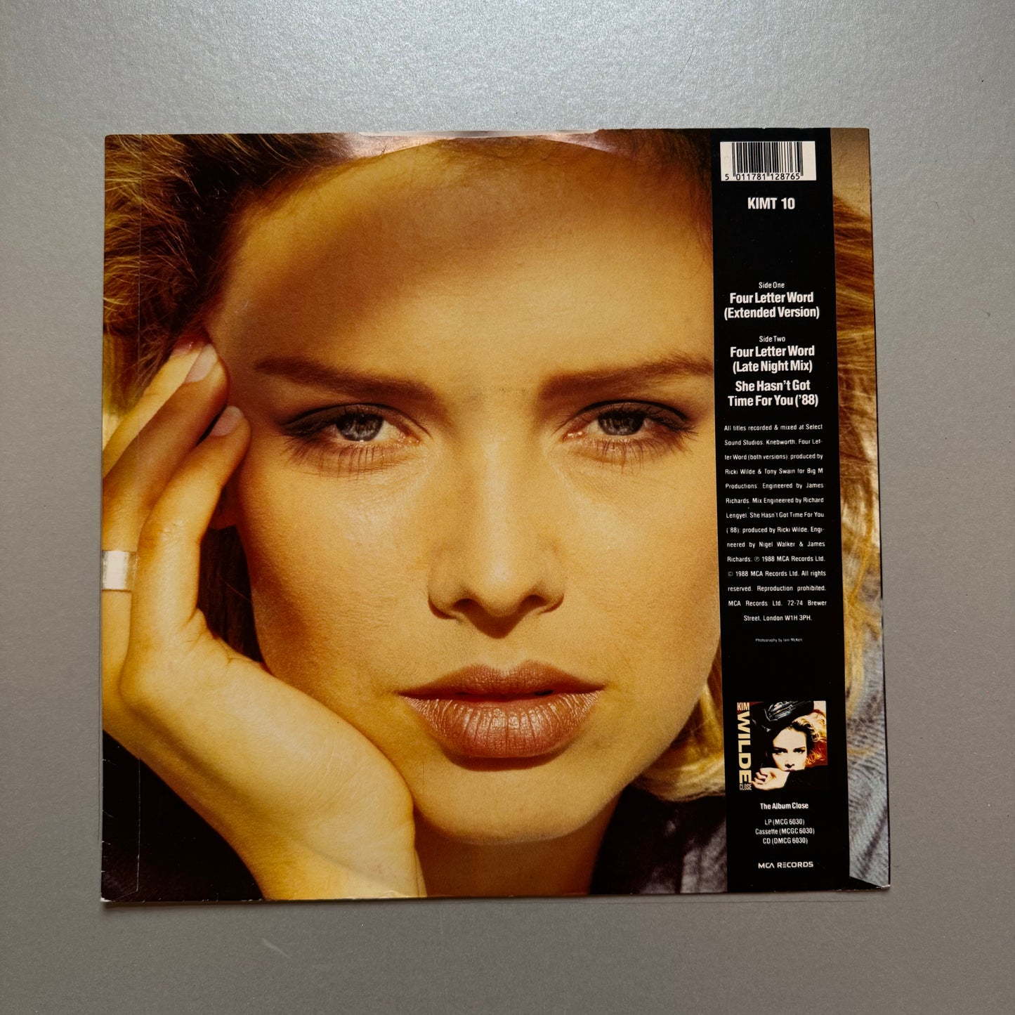 Kim Wilde Four Letter Word UK 12" single