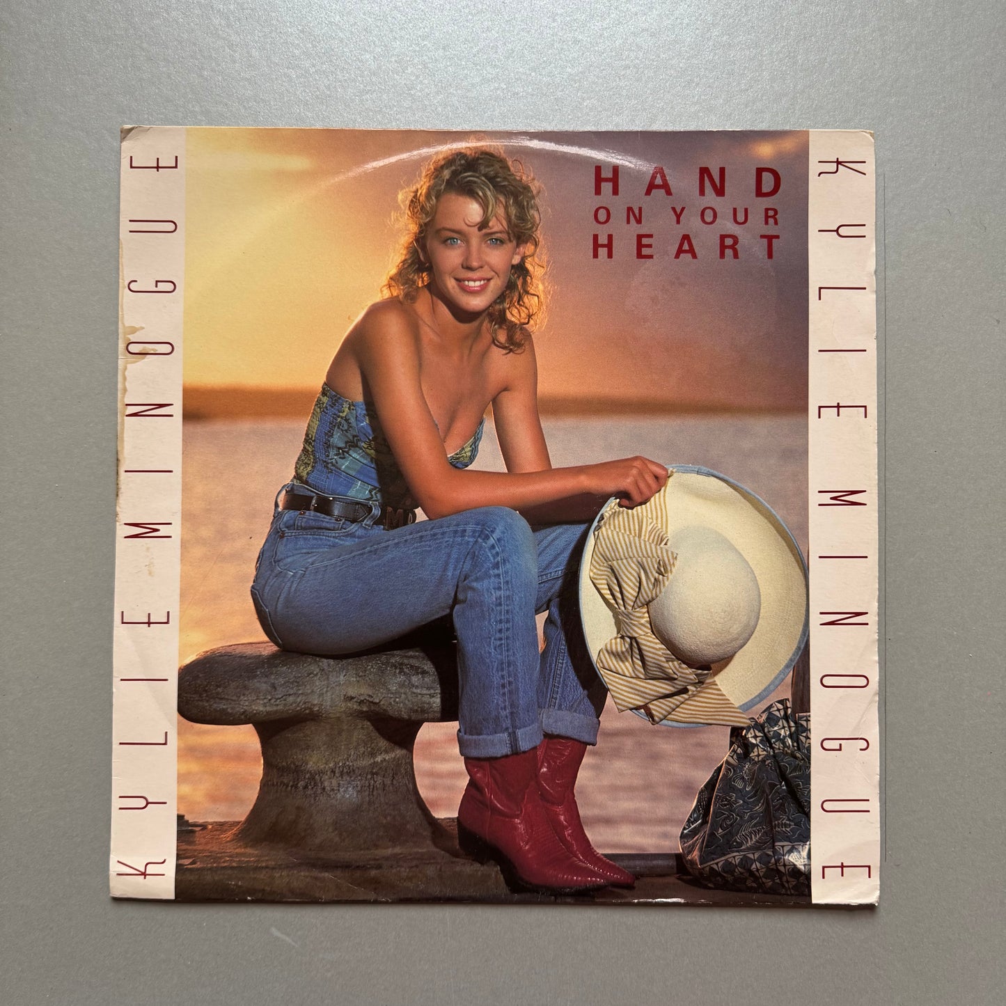 Kylie Minogue Hand on Your Heart UK 7” single