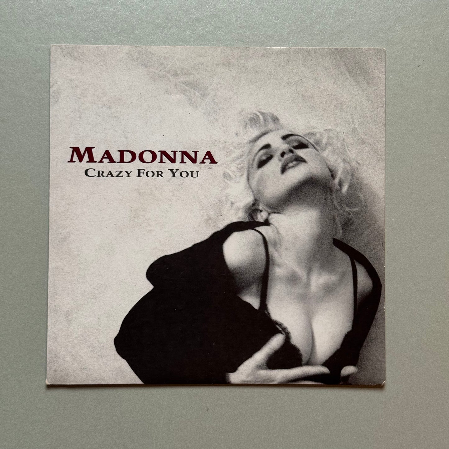 Madonna Crazy for You (1991 reissue) UK 7” single