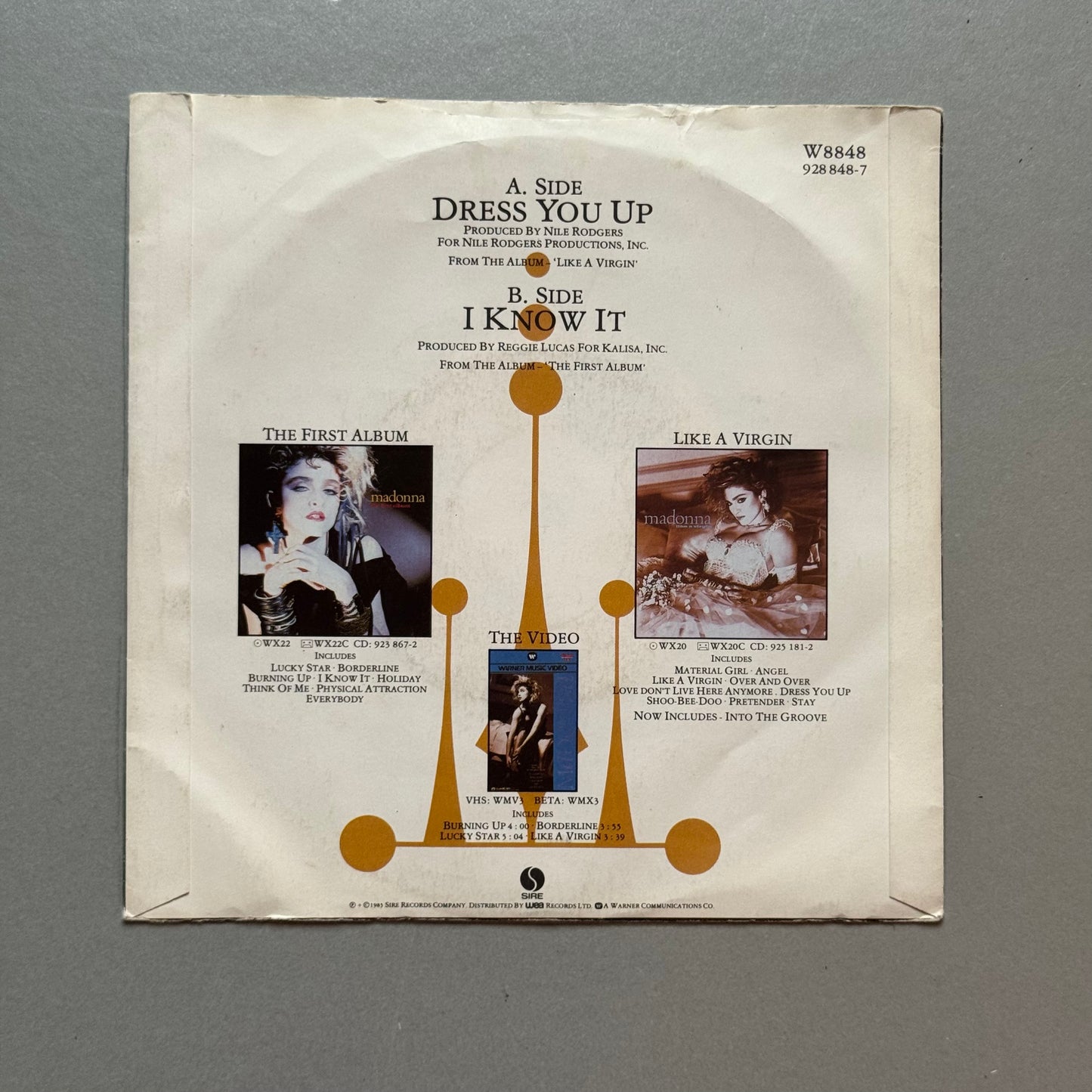 Madonna Dress You Up UK 7” single