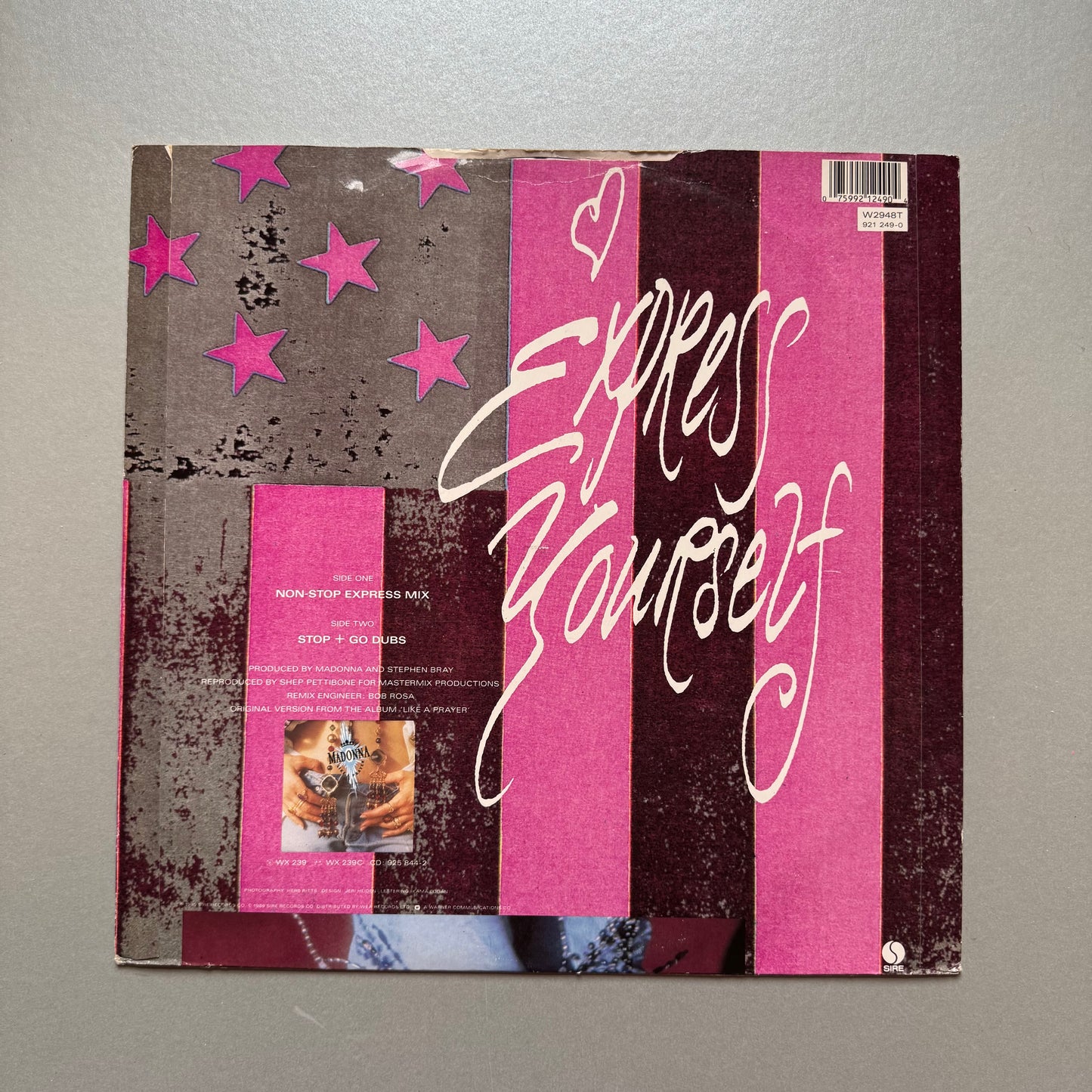 Madonna Express Yourself UK 12" single