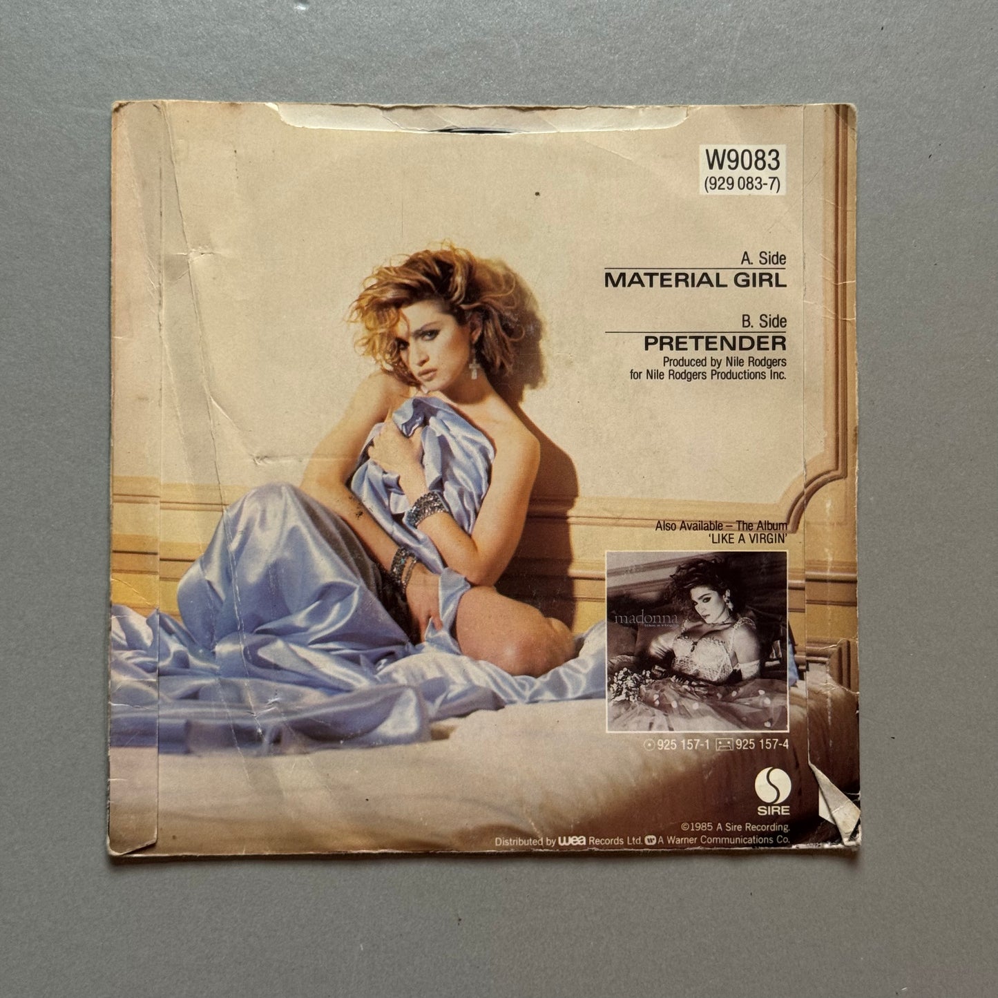 Madonna Material Girl UK 7” single