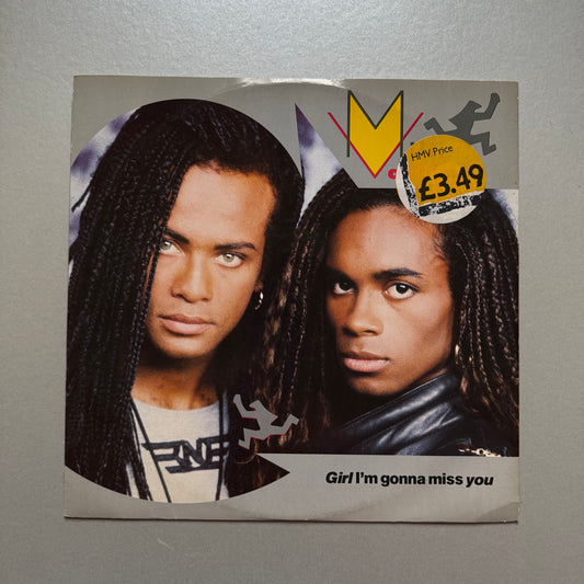 Milli Vanilli Girl I’m Gonna Miss You UK 12" single