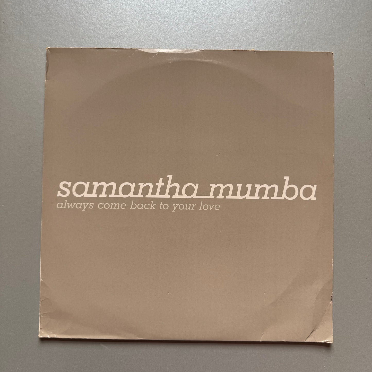 Samantha Mumba Always Come Back to Your Love Dj Promo Double Pack UK 12" single
