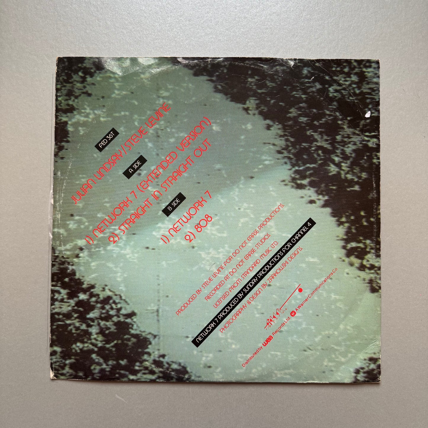 Julian Lindsey & Steve Levine Theme from Network 7 UK 12" single