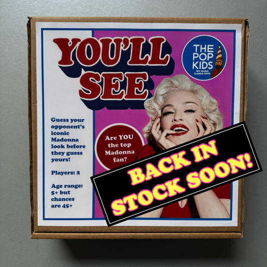You'll See: The Madonna Guessing game by The Pop Kids.