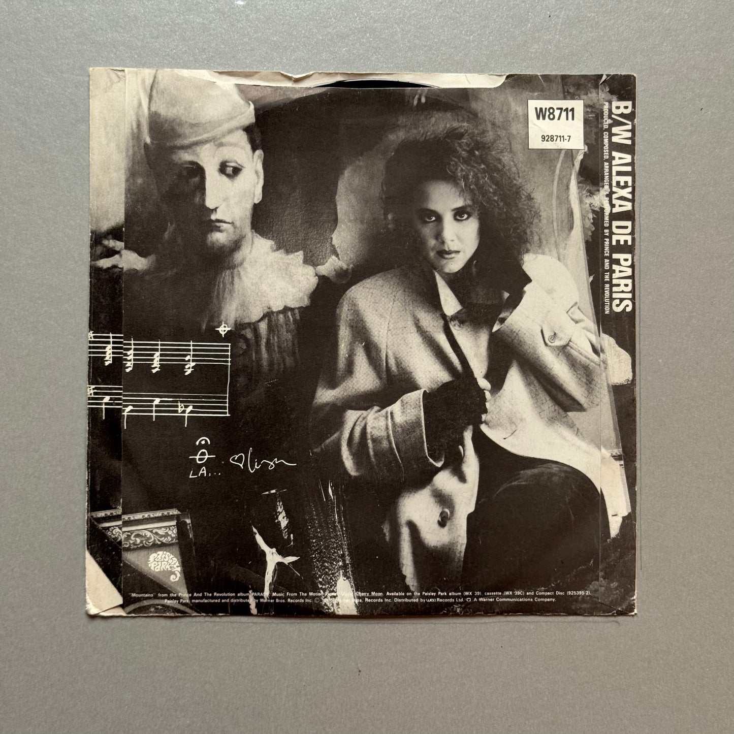 Prince & The Revolution Mountains UK 7” single