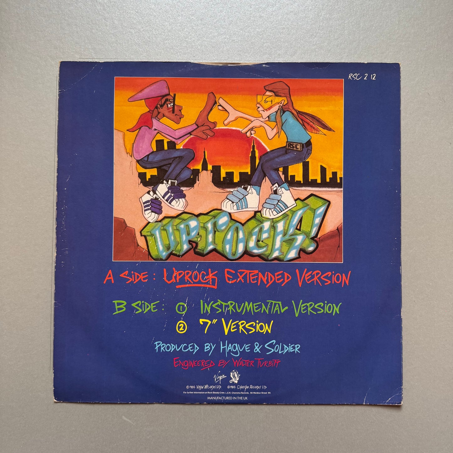 Rocksteady Crew Uprock UK 12" single