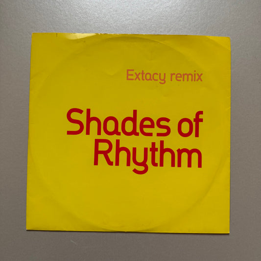 Shades of Rhythm Ecstasy UK 12" single