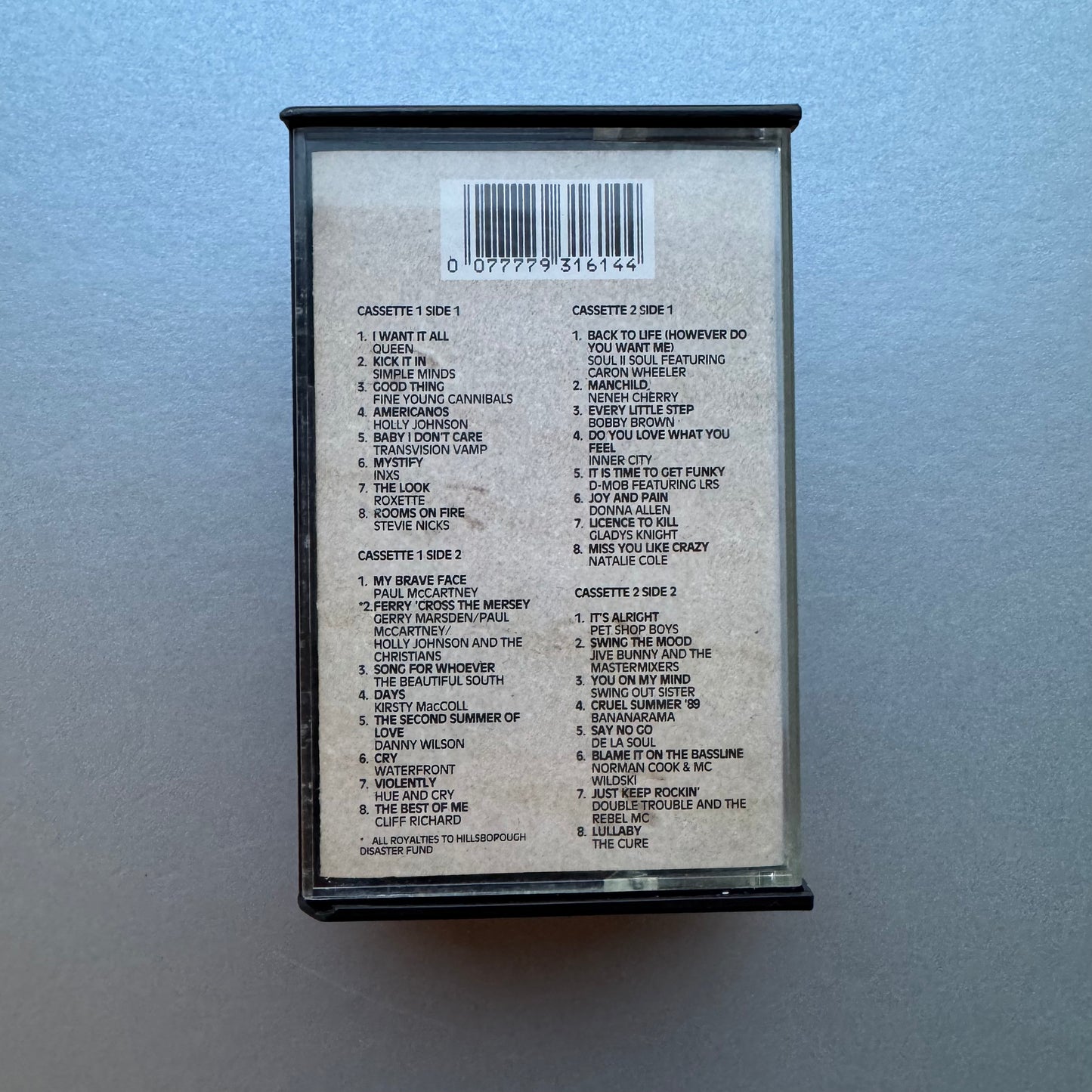 Now That’s What I Call Music 15 UK cassette