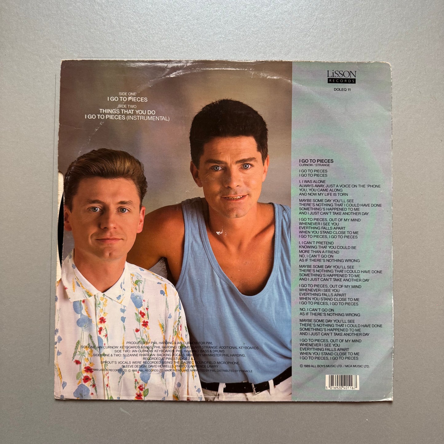 Shooting Party I Go to Pieces UK 12" single
