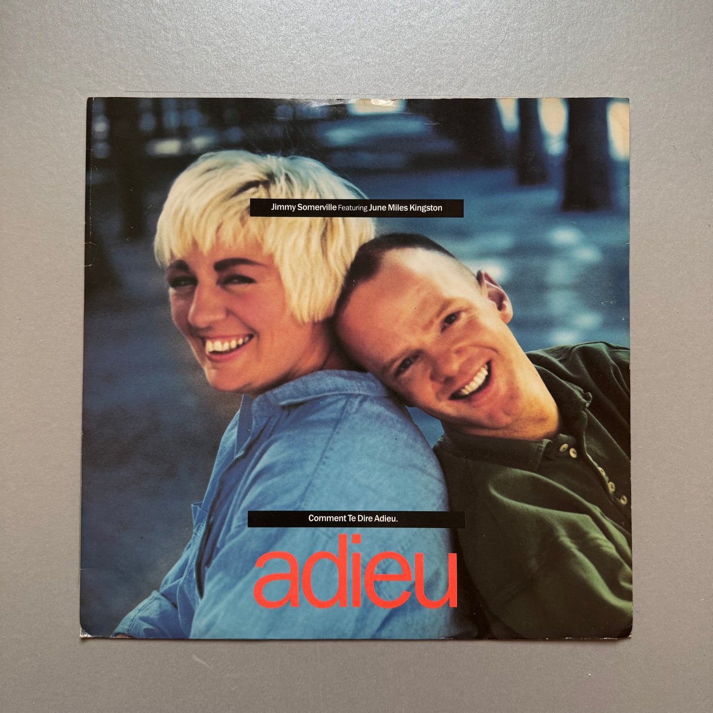 Jimmy Somerville featuring June Miles Kingston Comment te Dire Adieu UK 12" single