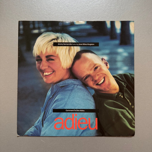 Jimmy Somerville featuring June Miles Kingston Comment te Dire Adieu UK 12" single