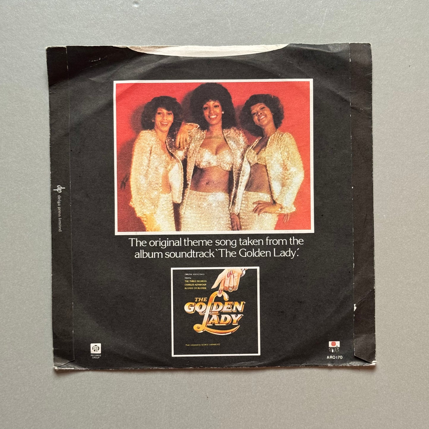 Three Degrees The Golden Lady UK 7” single