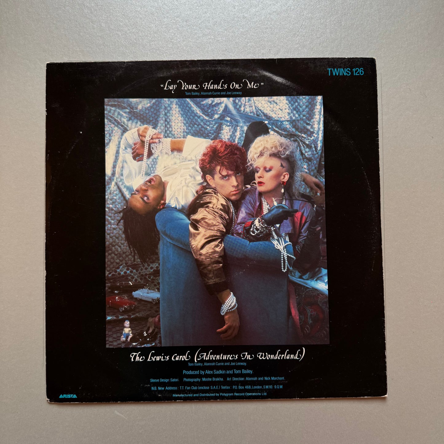 Thompson Twins Lay Your Hands on Me UK 12" single
