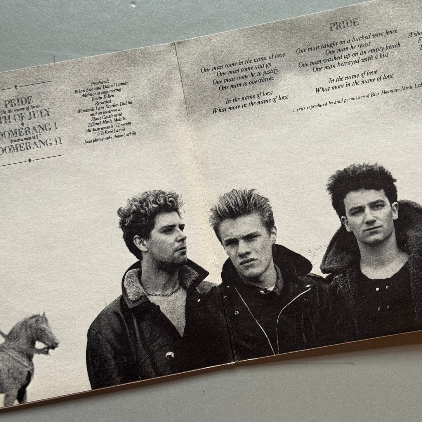U2 Pride (In the Name of Love) UK 7” single