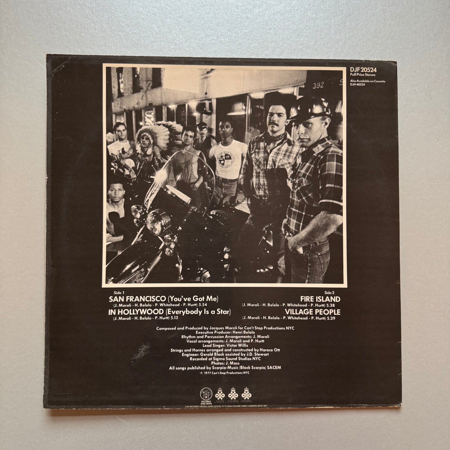 Village People San Francisco/ In Hollywood/Fire Island/ Village People UK 12" single
