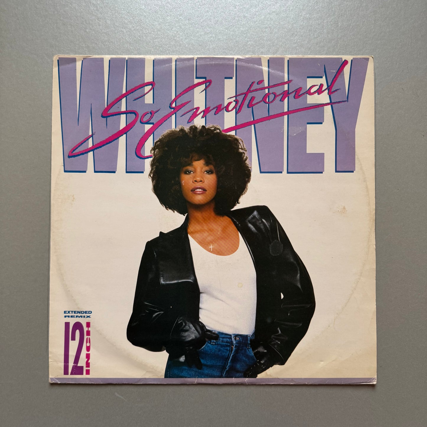 Whitney Houston So Emotional UK 12" single
